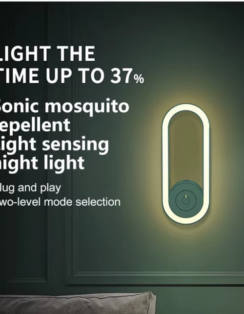 Load image into Gallery viewer, BuzzShield™ Ultrasonic Mosquito Repeller & LED Night Lamp – Sleep Tight, Bite-Free, Every Night