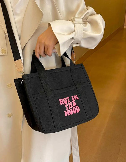 Load image into Gallery viewer, Large Capacity with Removable Bottom Canvas Tote Bag