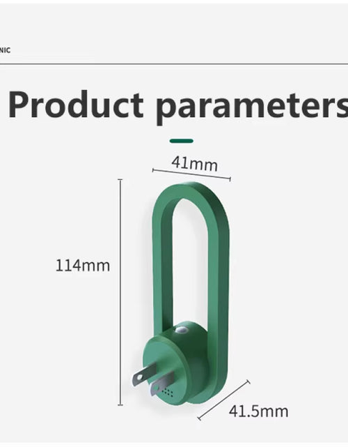 Load image into Gallery viewer, BuzzShield™ Ultrasonic Mosquito Repeller & LED Night Lamp – Sleep Tight, Bite-Free, Every Night