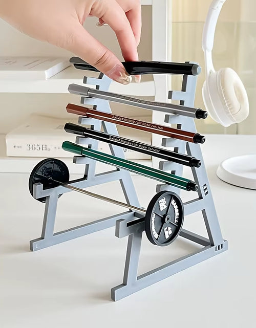 Load image into Gallery viewer, Barbell Pen Holder – Lift Your Desk Game!