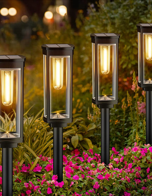 Load image into Gallery viewer, GlowPath Solar Lights – Waterproof LED Outdoor Lighting for Garden, Yard, Patio & Walkways