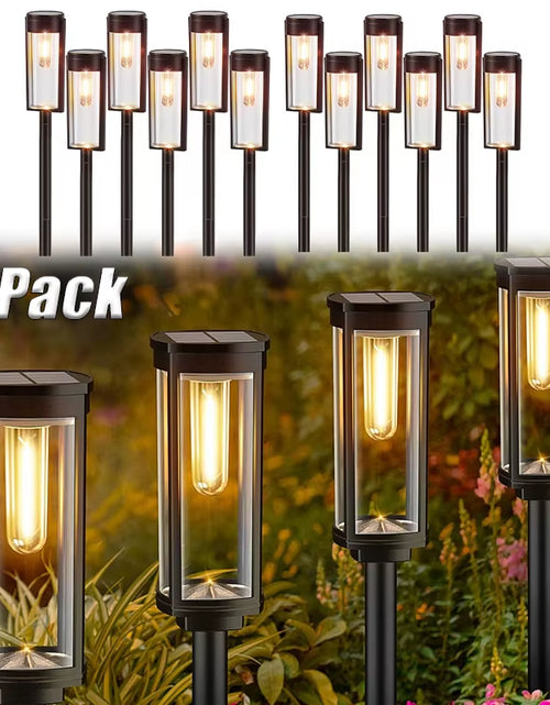Load image into Gallery viewer, GlowPath Solar Lights – Waterproof LED Outdoor Lighting for Garden, Yard, Patio & Walkways