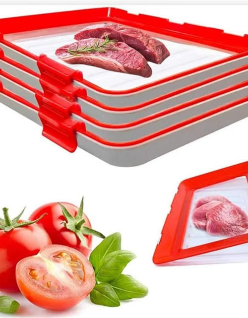 Load image into Gallery viewer, FreshPrep Reusable Meal Prep Tray – Stackable BPA-Free Food Storage Containers for Easy Preservation