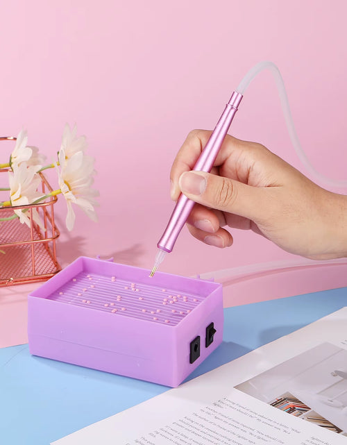 Load image into Gallery viewer, SparklePro Electric Diamond Painting Pen – Long-Lasting Vacuum Tool for Precision Crafting