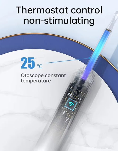 Load image into Gallery viewer, ClearView WiFi Ear Camera – HD Visual Ear Cleaner with LED Lights &amp; Mini Earpick
