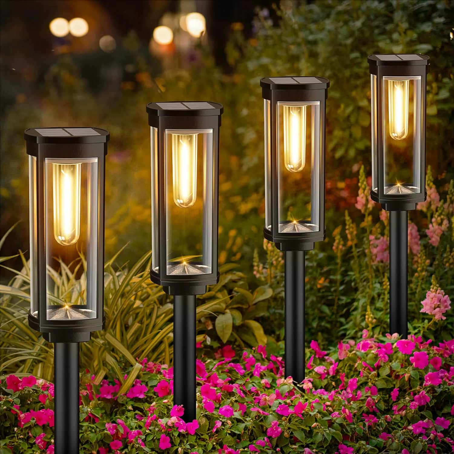 GlowPath Solar Lights – Waterproof LED Outdoor Lighting for Garden, Yard, Patio & Walkways